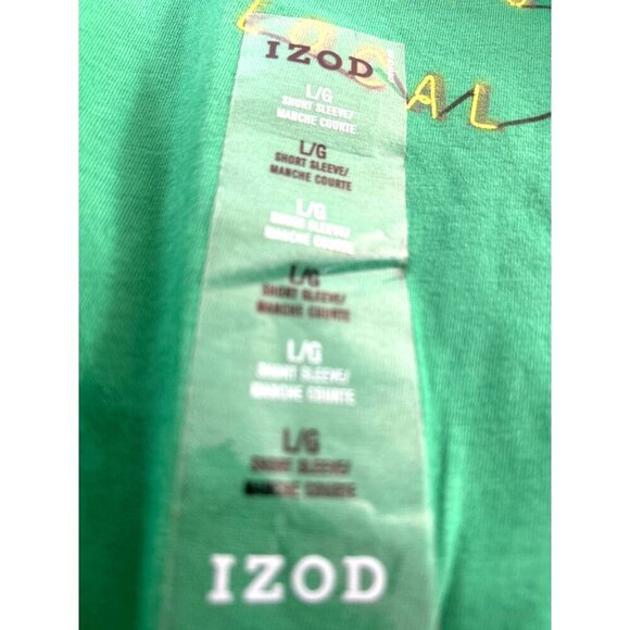 IZOD T-Shirt Mens Size L Green Graphic NWT - Picture 6 of 8